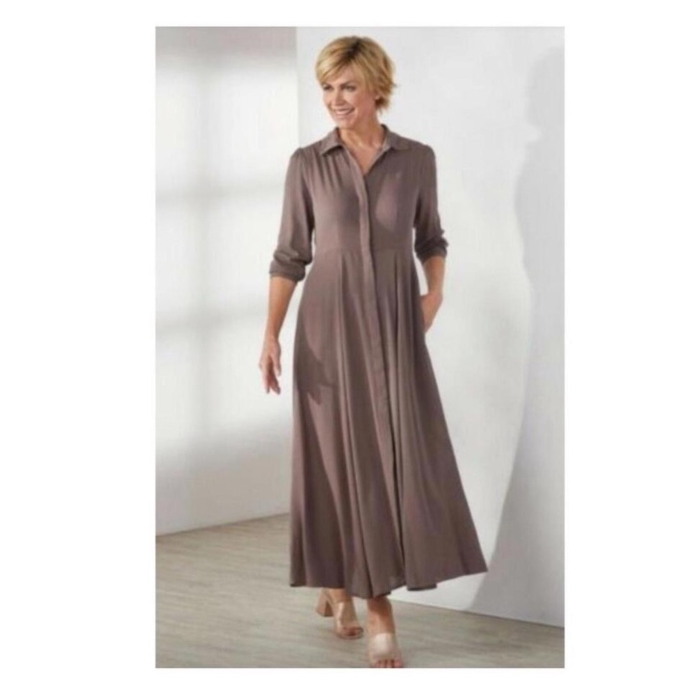 NWOT Soft Surroundings Laurel Shirtdress